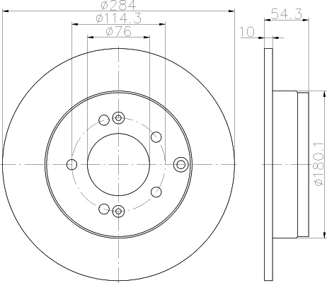 NF PARTS Bremžu diski NF1699050